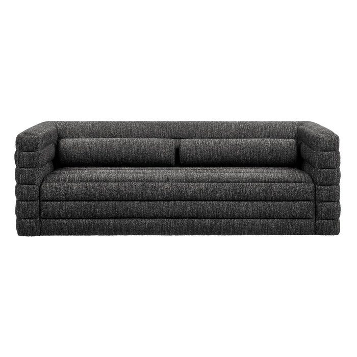 Relle Channel Tufted Boucle Upholstered Sofa