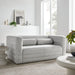 Modway Relle Channel Tufted Boucle Upholstered Loveseat Living Room Furniture - View 9