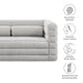 Modway Relle Channel Tufted Boucle Upholstered Loveseat Living Room Furniture - View 10