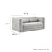 Modway Relle Channel Tufted Boucle Upholstered Loveseat Living Room Furniture - View 11