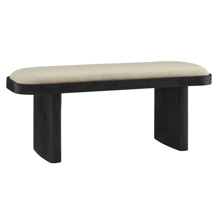 Iver 43" Upholstered Wood Accent Bench