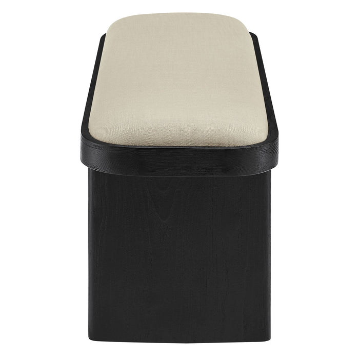 Iver 43" Upholstered Wood Accent Bench