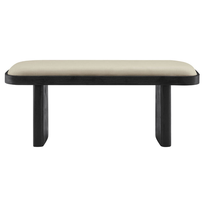 Iver 43" Upholstered Wood Accent Bench