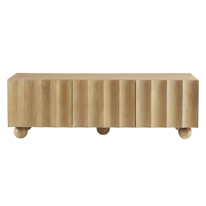 Modway Sorren Scalloped 54" Wood TV Stand Living Room Furniture - View 14