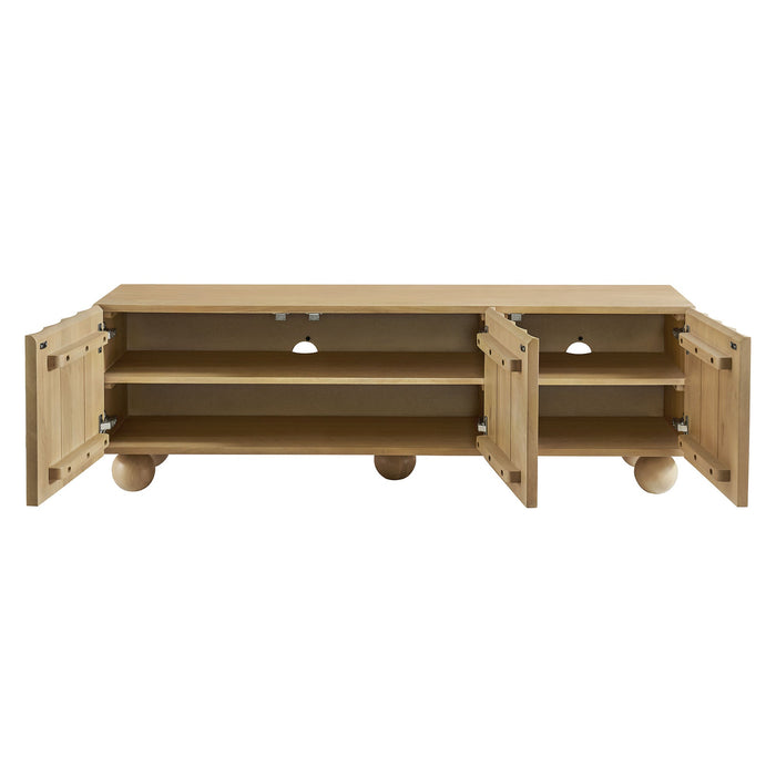 Modway Sorren Scalloped 54" Wood TV Stand Living Room Furniture - View 15