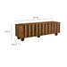 Modway Sorren Scalloped 54" Wood TV Stand Living Room Furniture in Brown - Detail View