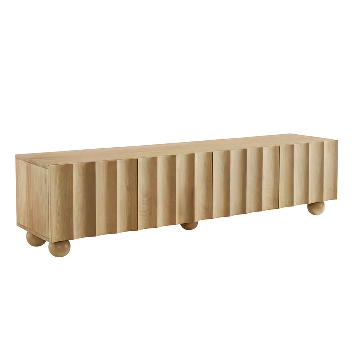 Modway Sorren Scalloped 71" Wood TV Stand Living Room Furniture - View 17