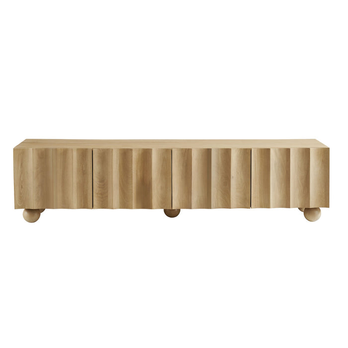 Modway Sorren Scalloped 71" Wood TV Stand Living Room Furniture - View 14
