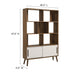 Modway Transmit 45" Bookcase with Sliding Doors Storage Shelf - View 11