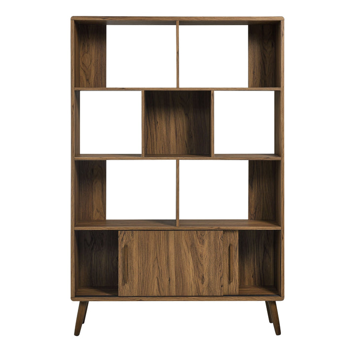 Modway Transmit 45" Bookcase with Sliding Doors Storage Shelf - Features