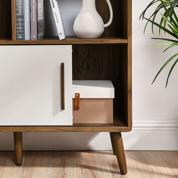 Transmit 59" Bookcase with Sliding Doors