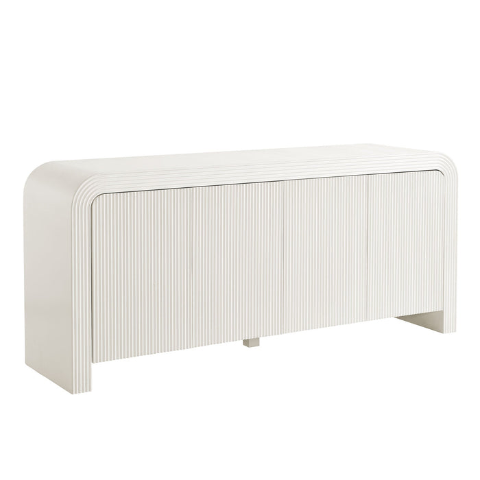 Waterflute 70" Fluted Sideboard Cabinet