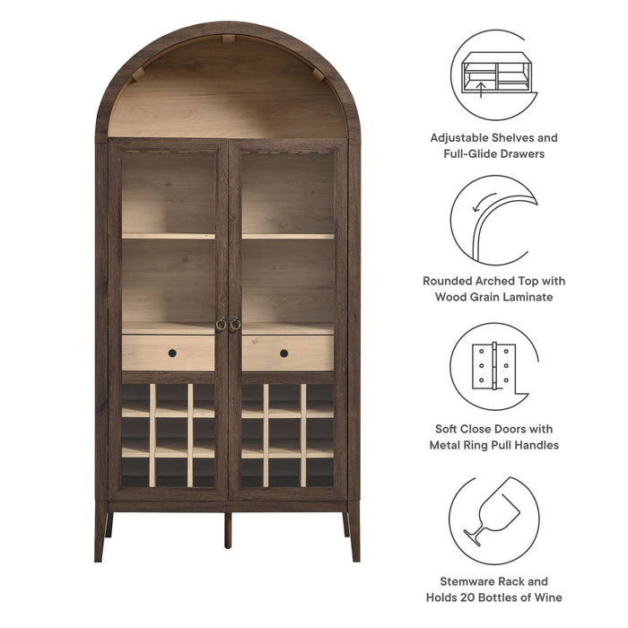 Nolan Arched Bar Cabinet