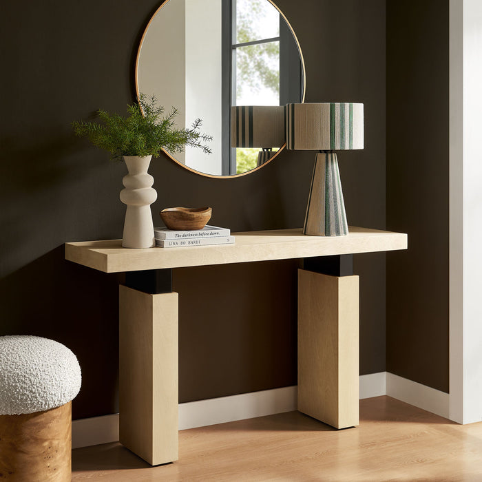 Piston 52" Rectangular Wood Console Table