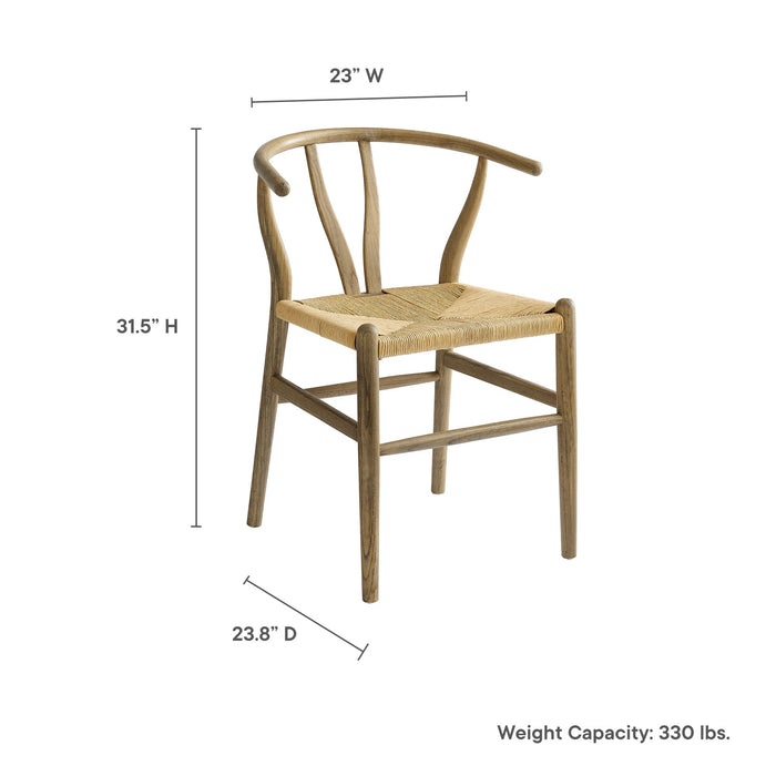 Amish 32" Wood Dining Accent Chair