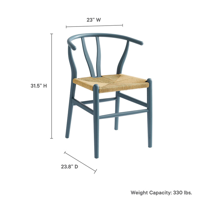 Amish 32" Wood Dining Accent Chair