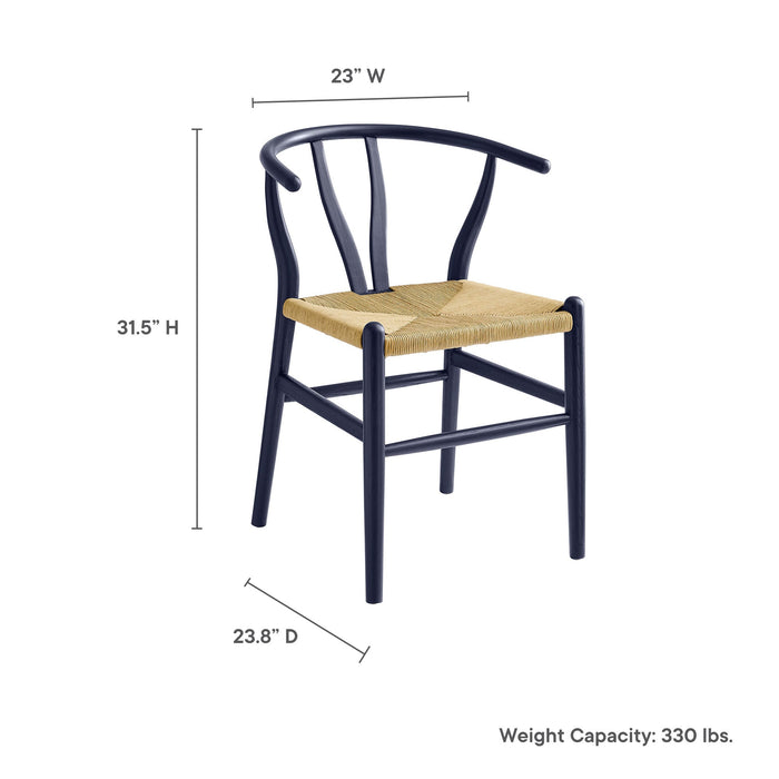 Amish 32" Wood Dining Accent Chair