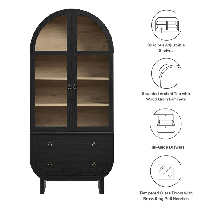 Nyx Arched Display Cabinet