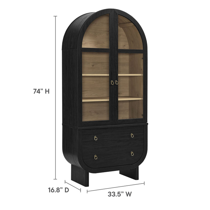 Nyx Arched Display Cabinet