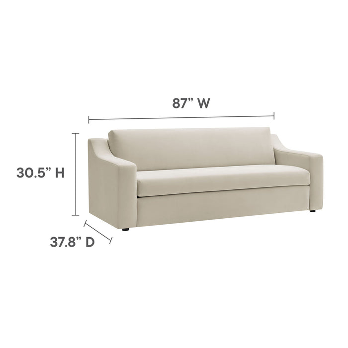 Liora Performance Velvet Sofa