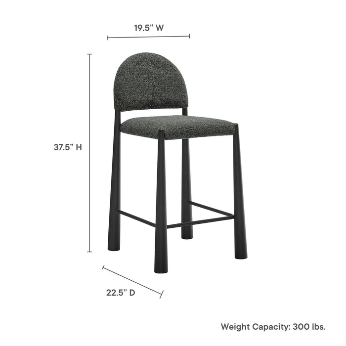 Modway Hayley Upholstered Fabric Counter Stool Living Room Furniture - View 13