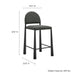 Modway Hayley Upholstered Fabric Counter Stool Living Room Furniture - View 13