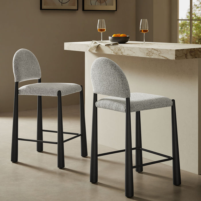 Modway Hayley Upholstered Fabric Counter Stool Living Room Furniture - View 19