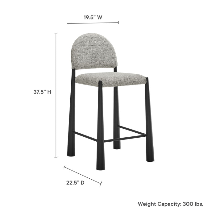 Modway Hayley Upholstered Fabric Counter Stool Living Room Furniture - View 22