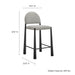 Modway Hayley Upholstered Fabric Counter Stool Living Room Furniture - View 22