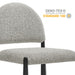Modway Hayley Upholstered Fabric Counter Stool Living Room Furniture - View 21