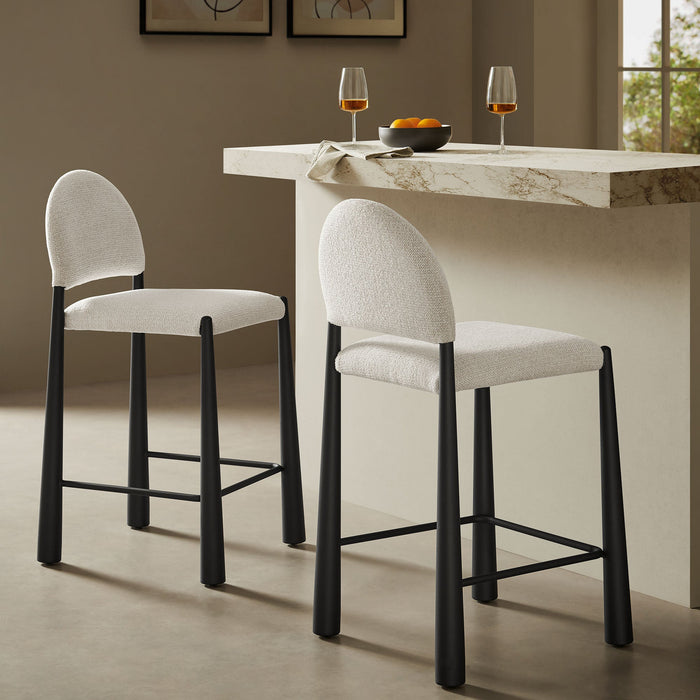 Modway Hayley Upholstered Fabric Counter Stool Living Room Furniture - View 28