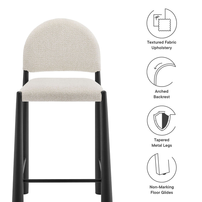 Modway Hayley Upholstered Fabric Counter Stool Living Room Furniture - View 29