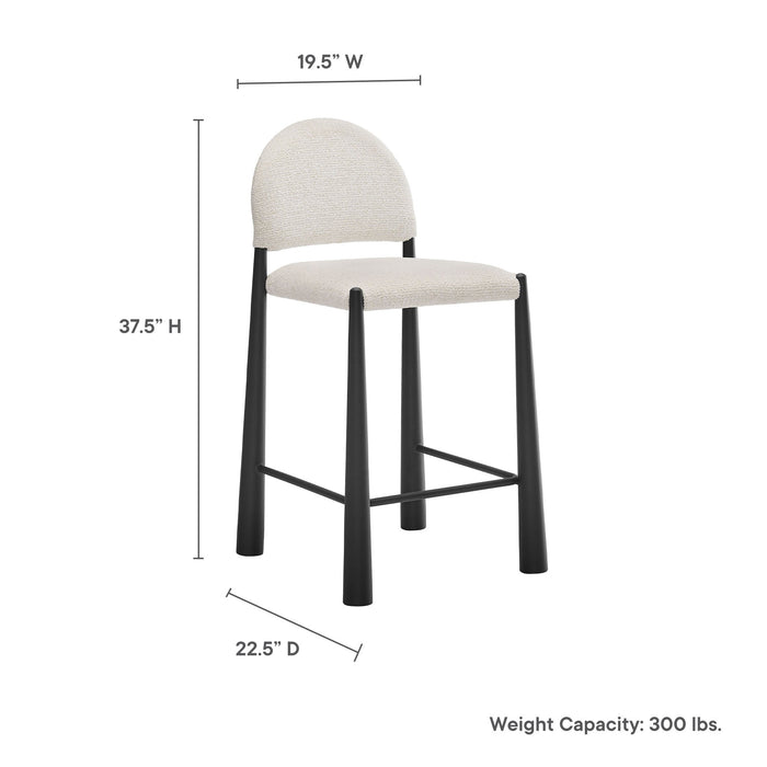 Modway Hayley Upholstered Fabric Counter Stool Living Room Furniture - View 31