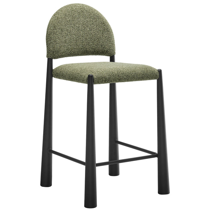 Modway Hayley Upholstered Fabric Counter Stool Living Room Furniture - View 49