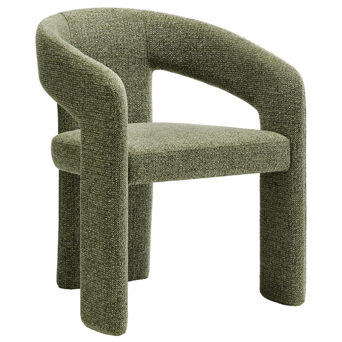Oslo Barrel Fabric Upholstered Dining Accent Chair