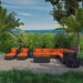 Cohesion 11 Piece Outdoor Patio Sectional Set by Modway - front view