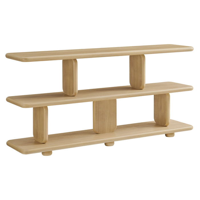 Lyle Sculptural 2-Tier Bookshelf