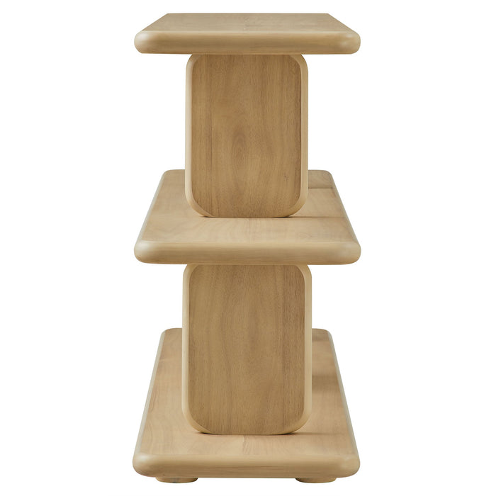 Lyle Sculptural 2-Tier Bookshelf