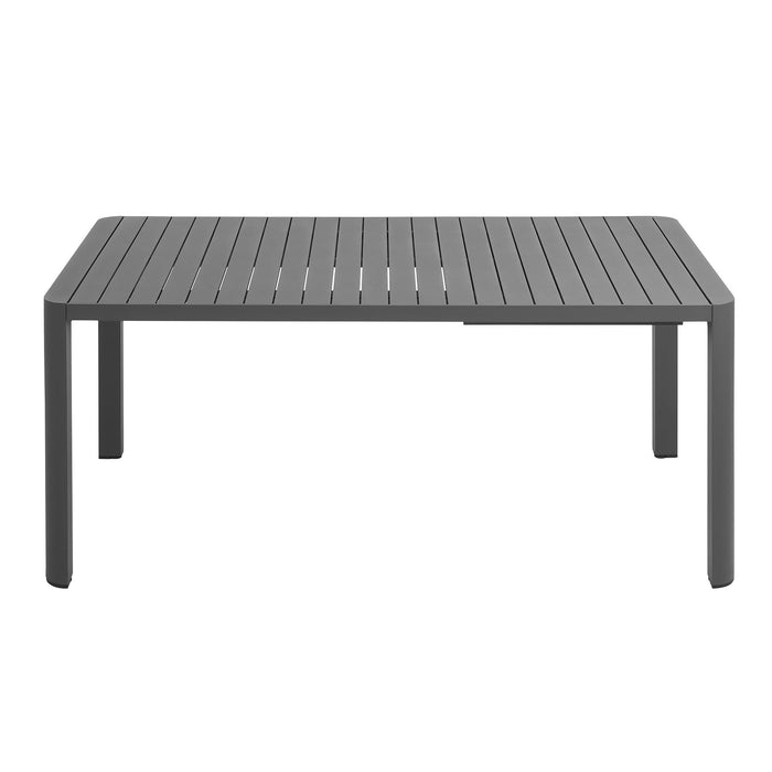 Tahoe Outdoor Patio Aluminum Extendable Dining Table