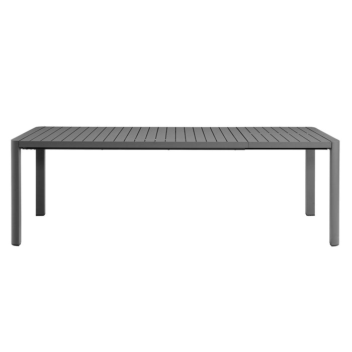 Tahoe Outdoor Patio Aluminum Extendable Dining Table