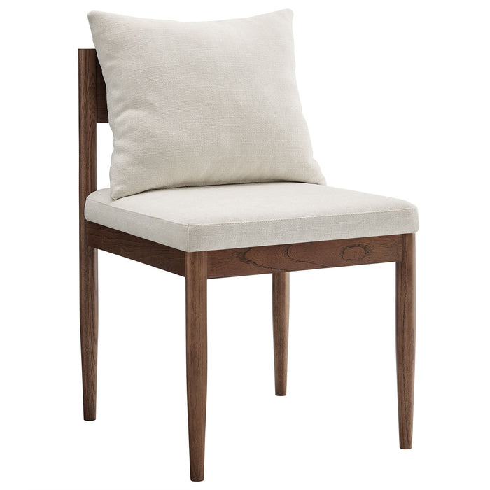 Modway Remington Wood Dining Side Chair in Gray