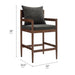 Modway Remington Wood Counter Stool Living Room Furniture - View 11