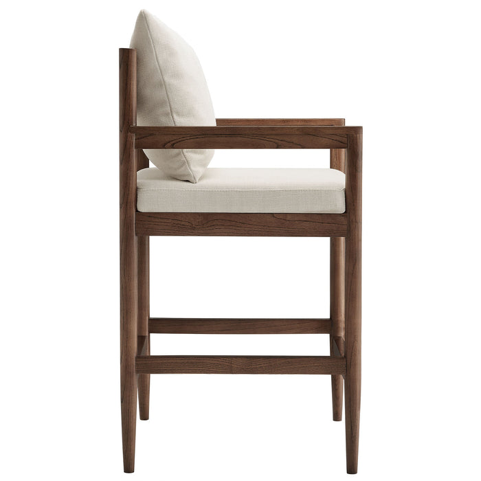 Modway Remington Wood Counter Stool Living Room Furniture - Lifestyle View