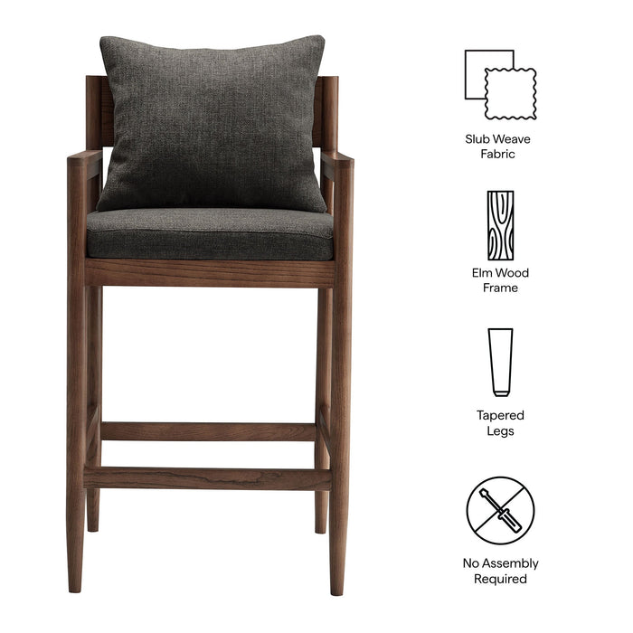 Modway Remington Wood Bar Stool Living Room Furniture - View 10
