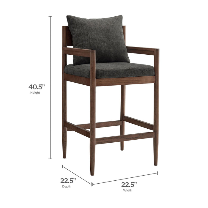 Modway Remington Wood Bar Stool Living Room Furniture - View 11