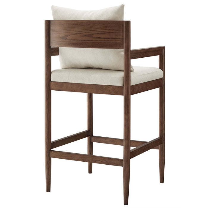 Modway Remington Wood Bar Stool Living Room Furniture - Dimensions