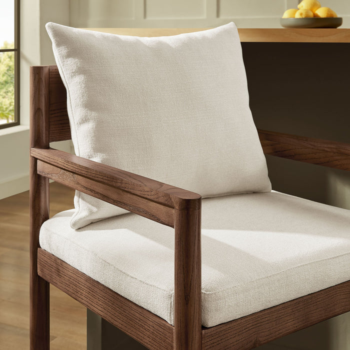 Modway Remington Wood Bar Stool Living Room Furniture - Close-Up