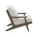 Modway Saratoga Outdoor Patio Teak Wood Armchair Living Room Furniture - Lifestyle View