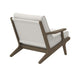 Modway Saratoga Outdoor Patio Teak Wood Armchair Living Room Furniture - Dimensions