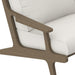 Modway Saratoga Outdoor Patio Teak Wood Armchair Living Room Furniture - Installation View